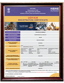 Udyam Registration Certificate