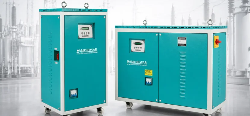 3 Phase Air Cooled Servo Voltage Stabilizer Manufacturer in India