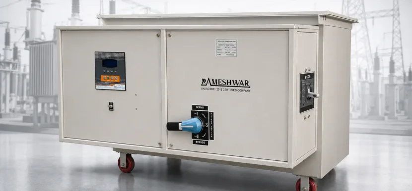 3 Phase Oil Cooled Servo Voltage Stabilizer Manufacturer in India