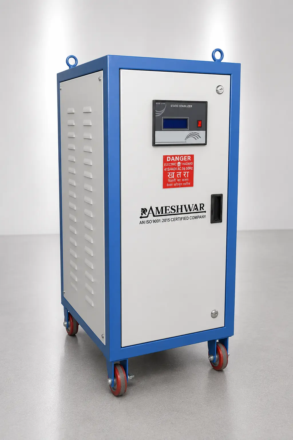 IGBT Static Voltage Stabilizer manufacturer in India for instant voltage correction and power protection.