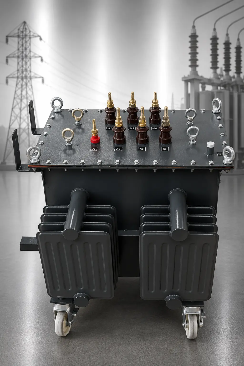 Power isolation transformer for CNC machines, medical equipment, and industrial applications.