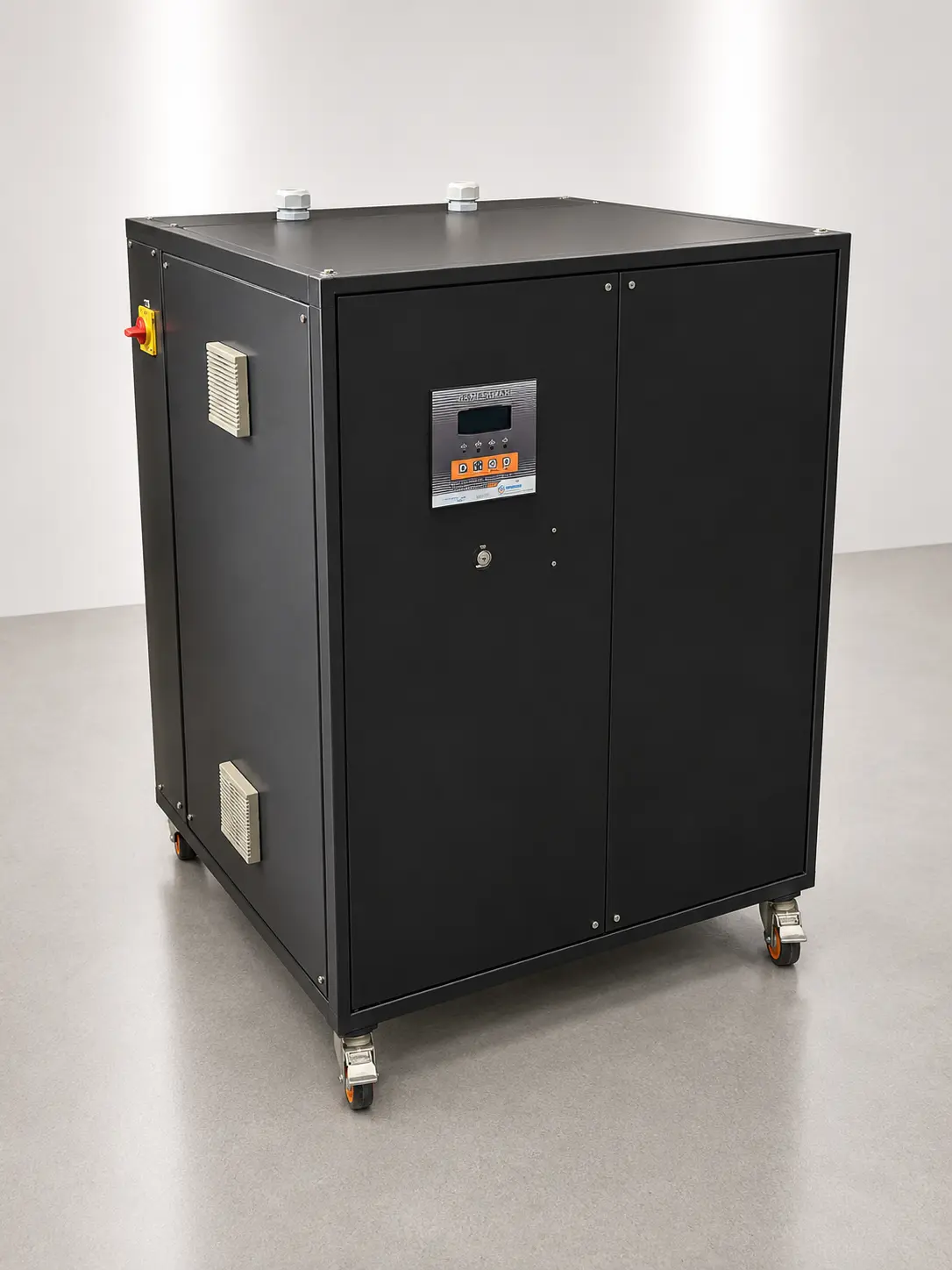 High precision static voltage stabilizer with PWM technology for industrial applications.
