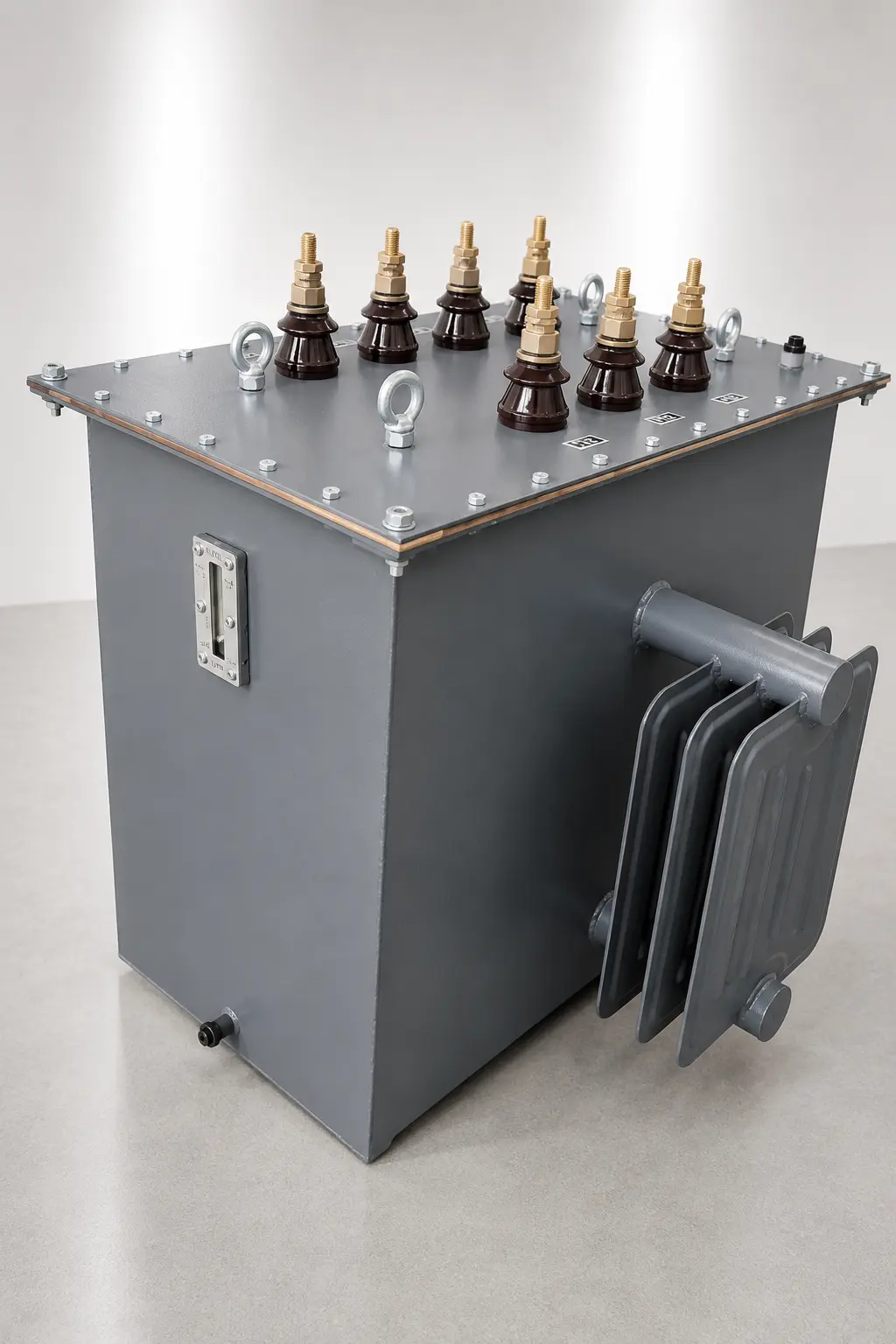 Industrial three phase isolation transformer ensuring clean and uninterrupted power supply.