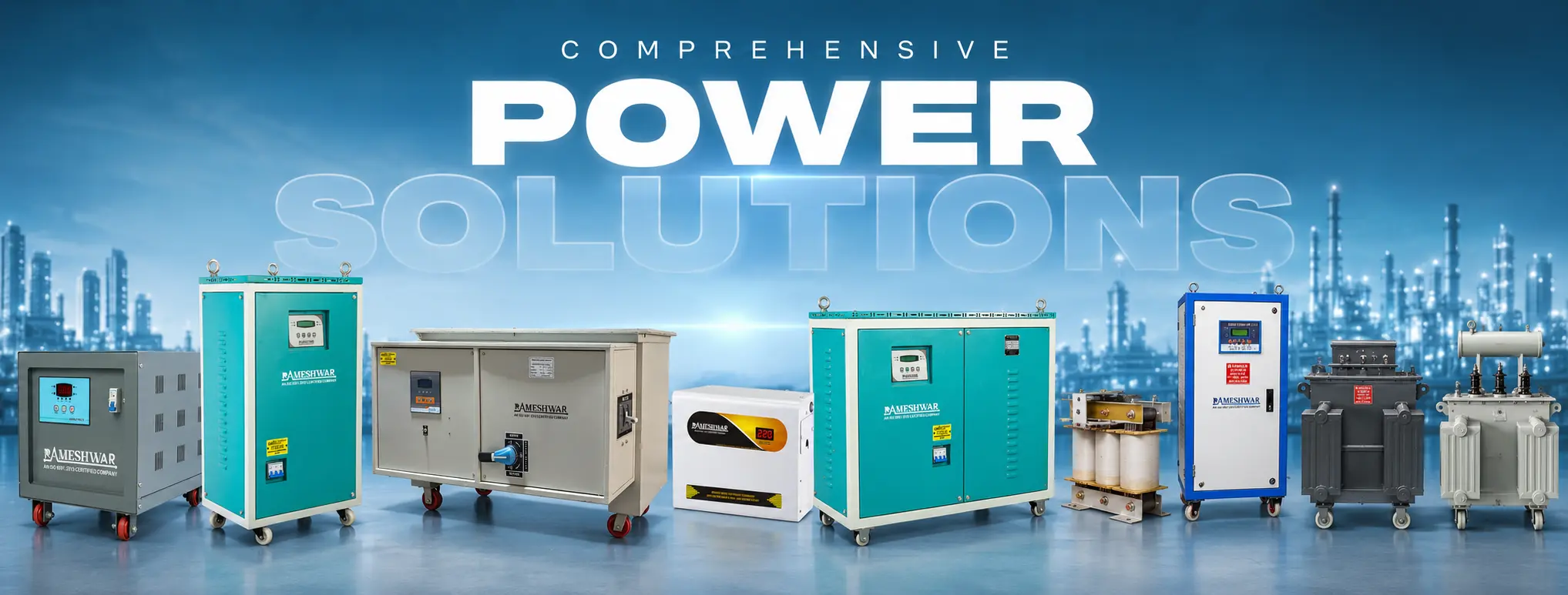 Rameshwar Power Control is a leading servo stabilizer manufacturer in India providing voltage stabilizers, isolation transformers, and industrial power solutions.